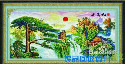 流行的客厅十字绣图案大全