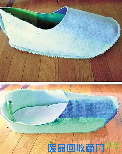 自制手工布艺家居鞋