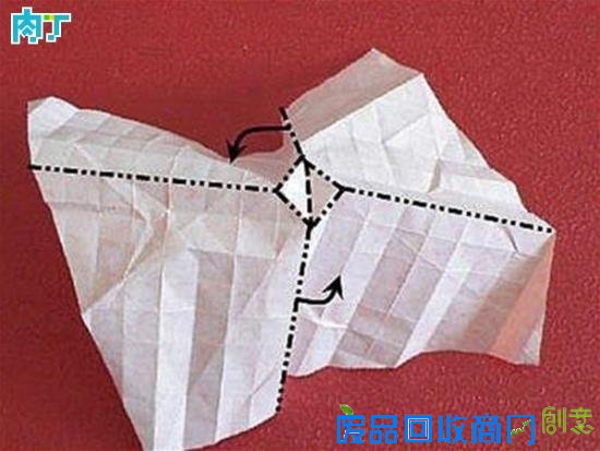 手工DIY一款很逼真折纸玫瑰花的折法图解教程