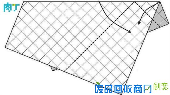 手工DIY一款很逼真折纸玫瑰花的折法图解教程