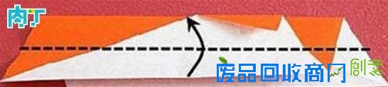 手工DIY一款很逼真折纸玫瑰花的折法图解教程