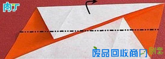 手工DIY一款很逼真折纸玫瑰花的折法图解教程