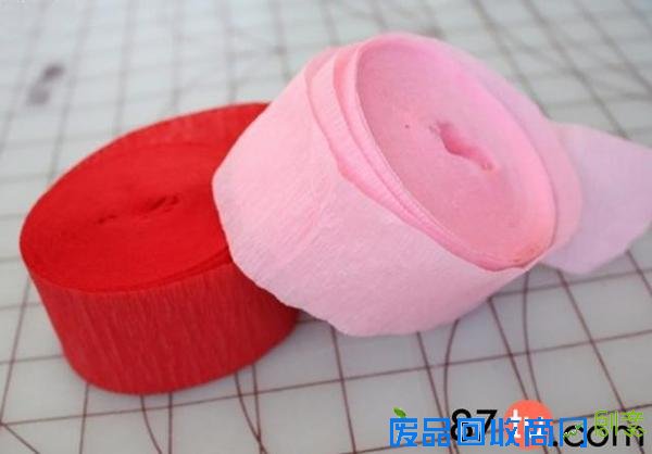 玫瑰之心花束折纸图解教程