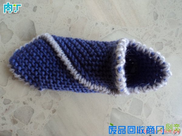 手工编织鞋子 毛线编织拖鞋花样DIY教程图解╭★肉丁网