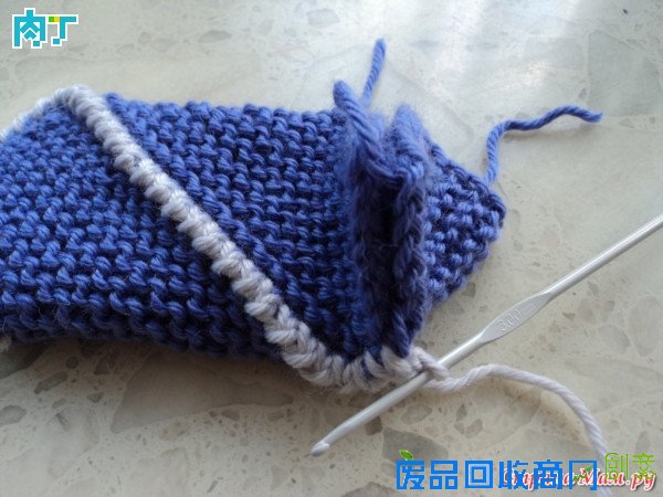 手工编织鞋子 毛线编织拖鞋花样DIY教程图解╭★肉丁网