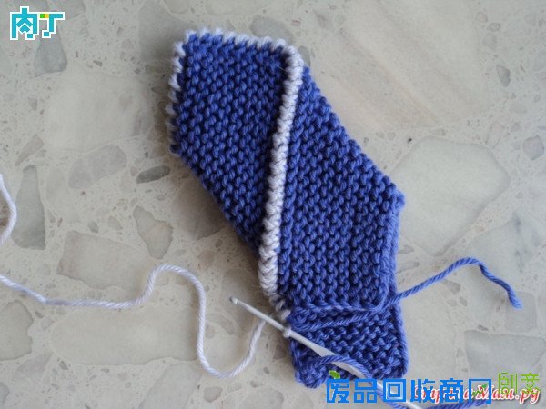 手工编织鞋子 毛线编织拖鞋花样DIY教程图解╭★肉丁网