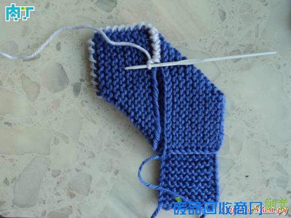 手工编织鞋子 毛线编织拖鞋花样DIY教程图解╭★肉丁网