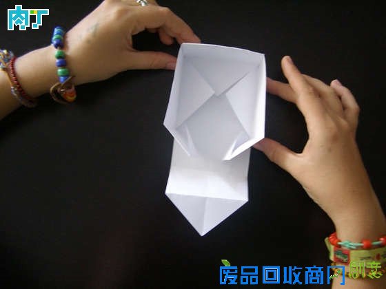 简单折纸大全图解之简单可爱折纸盒折法图解╭★肉丁网