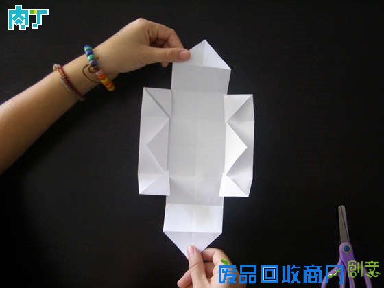 简单折纸大全图解之简单可爱折纸盒折法图解╭★肉丁网