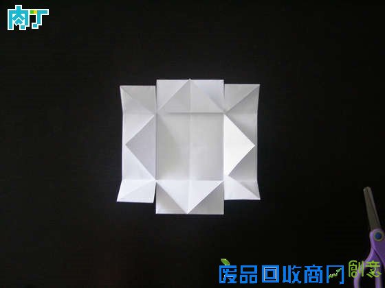 简单折纸大全图解之简单可爱折纸盒折法图解╭★肉丁网