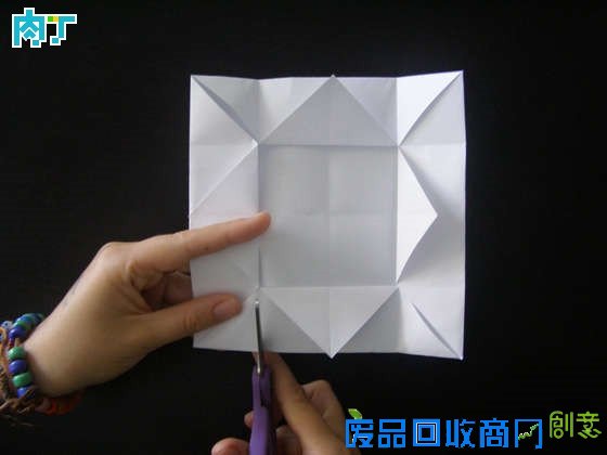 简单折纸大全图解之简单可爱折纸盒折法图解╭★肉丁网