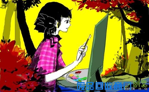 简笔画,蜡笔画