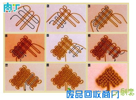 中国结的编法图解大全,中国结的打法合集╭★肉丁网