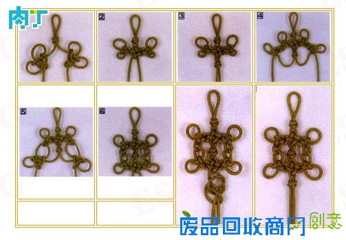 中国结的编法图解大全,中国结的打法合集╭★肉丁网