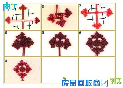 中国结的编法图解大全,中国结的打法合集╭★肉丁网