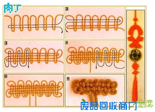 中国结的编法图解大全,中国结的打法合集╭★肉丁网