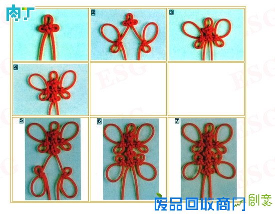 中国结的编法图解大全,中国结的打法合集╭★肉丁网