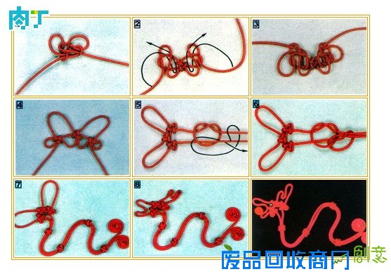 中国结的编法图解大全,中国结的打法合集╭★肉丁网