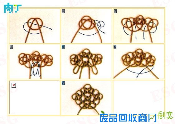 中国结的编法图解大全,中国结的打法合集╭★肉丁网