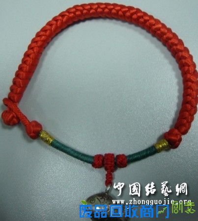 我新编的脚链-编法图解-作品展示-中国结论坛
