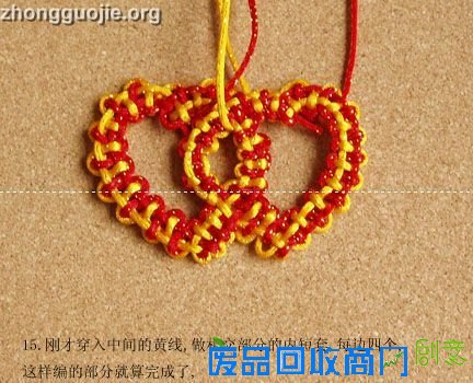 六瓣花手链编法