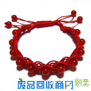 斜卷结手链编法