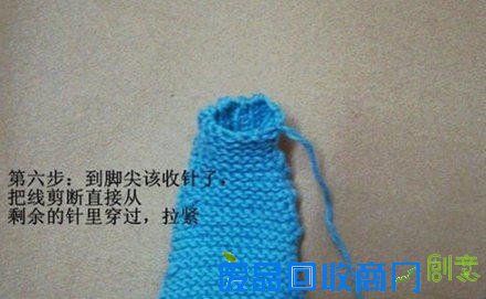 软拖鞋diy教程 地板袜、地板鞋的编织方