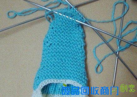 软拖鞋diy教程 地板袜、地板鞋的编织方