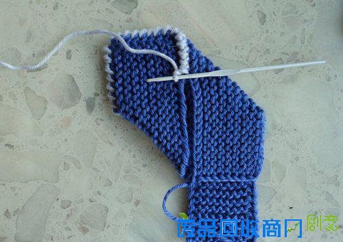 软拖鞋diy教程 地板袜、地板鞋的编织方