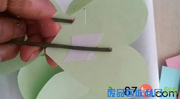 一束五彩缤纷的玫瑰花折纸图解教程
