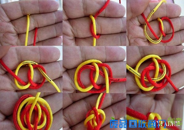 【图】一根绳编法大全图解欣赏 教你如何学会编手链
