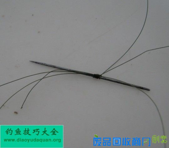 线段头打8字扣