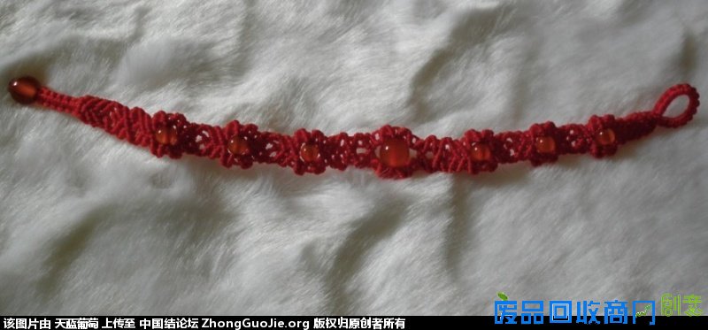 红线手链-编法图解-作品展示-中国结论坛