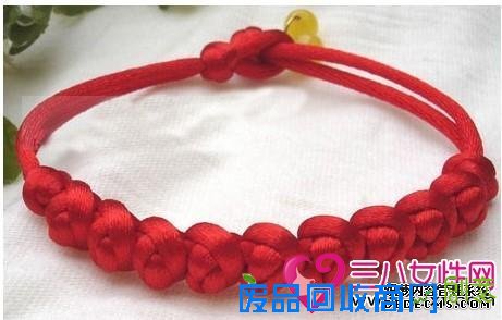 简单的中国结手链编法图解_水颜水色Syanse.