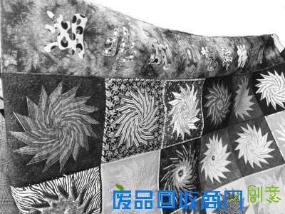 传统手工拼布：碎布上作画