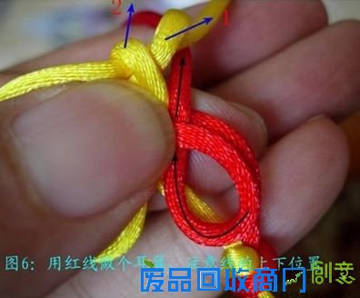 怎样编中国结之团锦花结挂饰手工编织详细图解教程╭★肉丁网