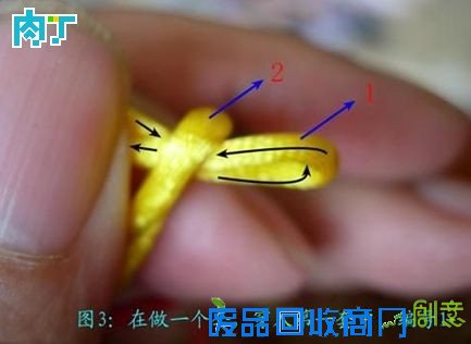 怎样编中国结之团锦花结挂饰手工编织详细图解教程╭★肉丁网