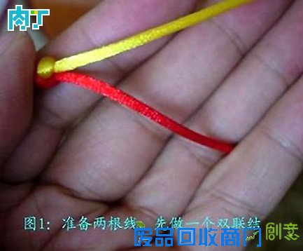 怎样编中国结之团锦花结挂饰手工编织详细图解教程╭★肉丁网