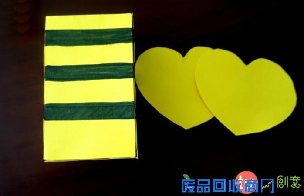 童趣小蜜蜂牛奶盒装饰折纸图解教程