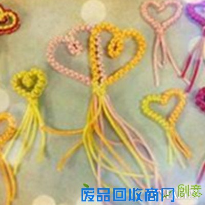 【图】心形同心结编法图解欣赏 教你如何编出美丽图案