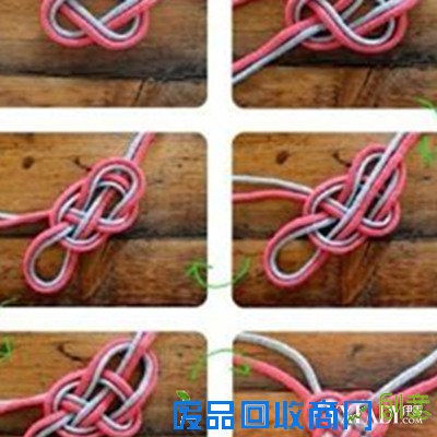 【图】心形同心结编法图解欣赏 教你如何编出美丽图案