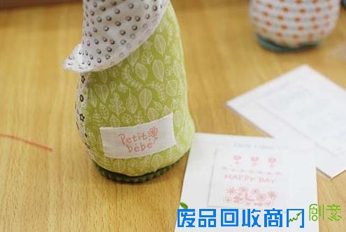  小清新布艺小狗小猫摆件DIY手工制作教程