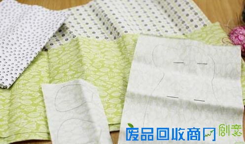  小清新布艺小狗小猫摆件DIY手工制作教程