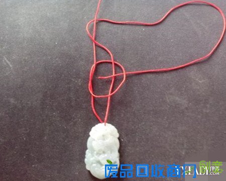 【图】编项链的编法图解 7步教你DIY红绳项链
