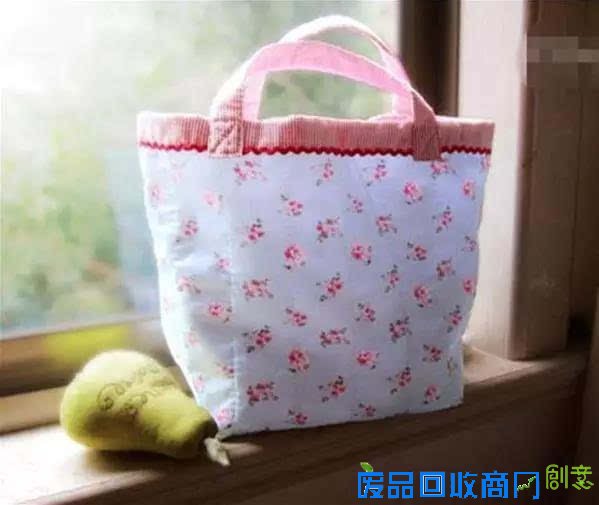 美女教你自制便当袋、收纳袋！