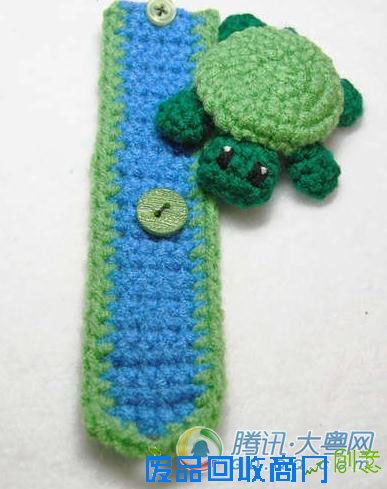 卡哇伊手带DIY 用毛线钩织小乌龟