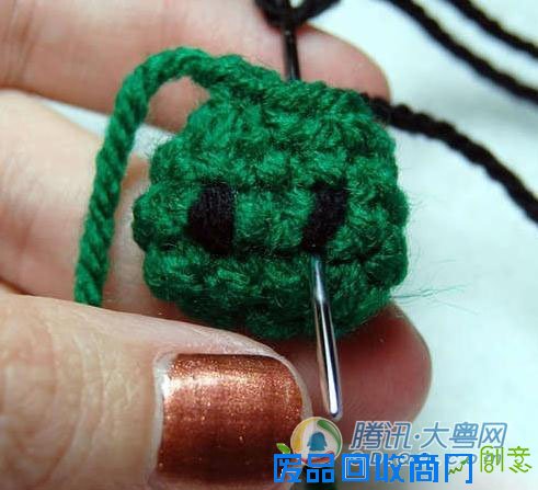 卡哇伊手带DIY 用毛线钩织小乌龟