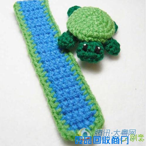 卡哇伊手带DIY 用毛线钩织小乌龟