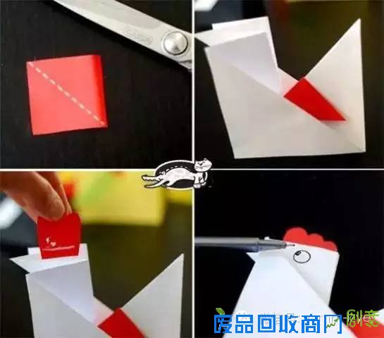 好美的卡通折纸，带孩子一起折起来！