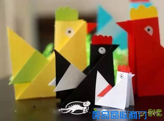 好美的卡通折纸，带孩子一起折起来！